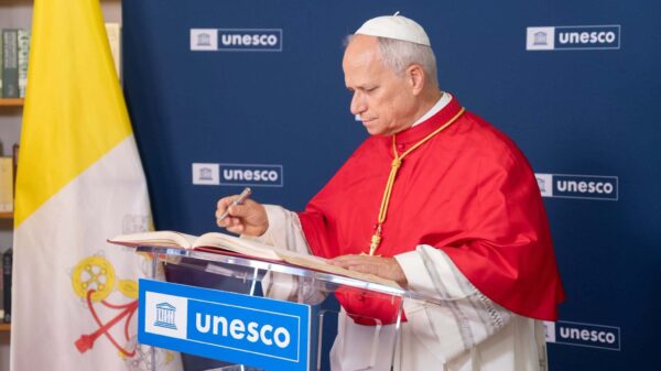 papa leon unesco france 2026